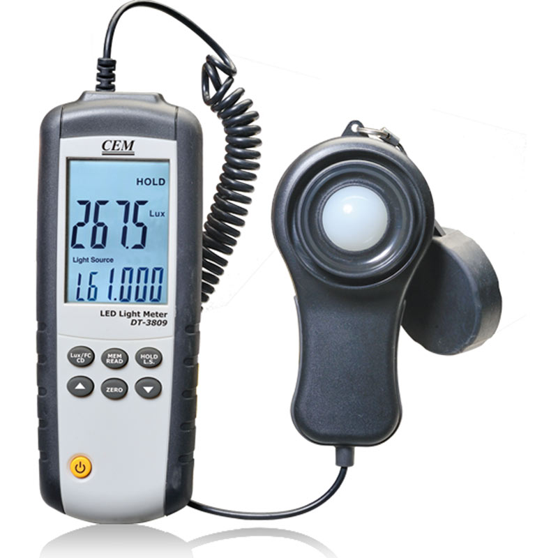 Dt 3809 Merač svetlosti LED